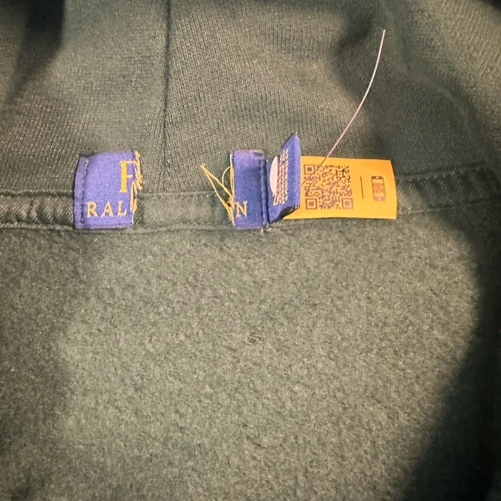Polo Ralph Lauren Hoodie Men’s 3 Patch Triple‎ Pony Jumper Green 2XLT